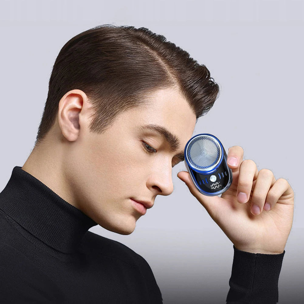 Mini Electric Travel Shaver For Men Pocket Size USB Charging Portable Painless Cordless Trimmer Knive Face Beard Razor