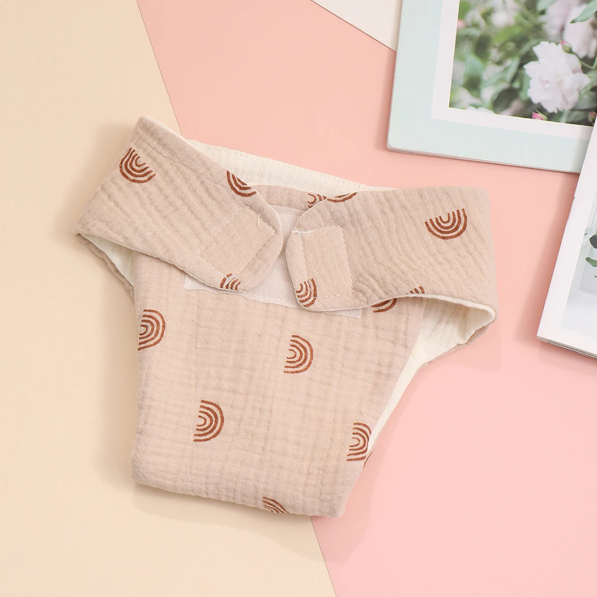 Waterproof Reusable Cotton Baby Training Pants Infant Shorts Underwear Cloth Baby Diaper Nappies Panties Nappy Changing