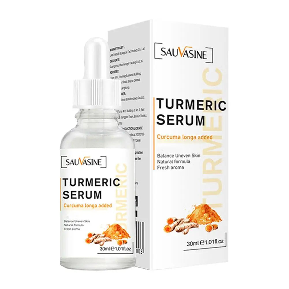Turmeric Essence Serum Essential Oil Organic Moisturizing Smooth Skin Spot Reducing Fine Lines Turmeric Face Care Oil 30ml