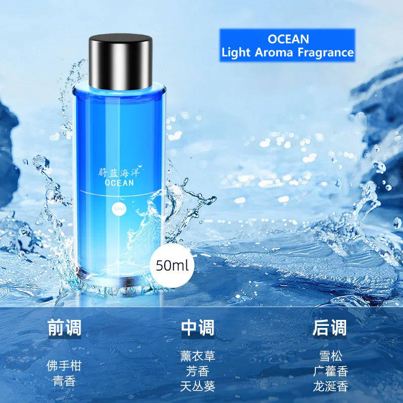50ML Air Freshener Refilled Fragrance for Car Diffuser Aroma Oil Specified Ocean Cologne Shangri-La Scent Flavoring For Auto