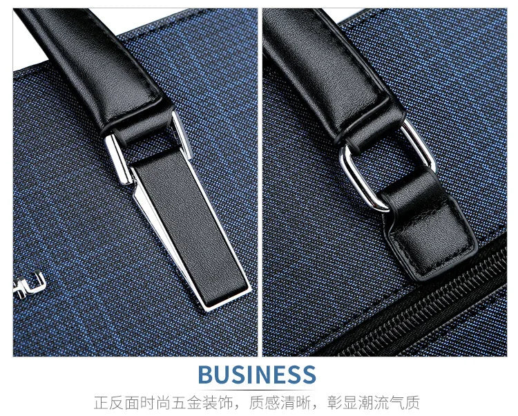 Business Men's Handbags Office Male Executive Briefcase Large Luxury Tote Laptop Bag for Man 2024 Shoulder Messenger Designer
