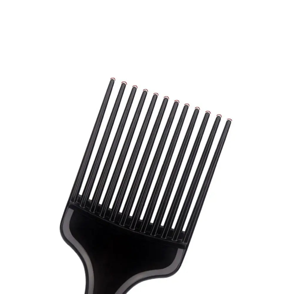Hair Styling Tools Plastic Fork Hairbrush Black Wide Teeth Insert Hair Combs Professional Anti-Static Pick Comb Women/Men