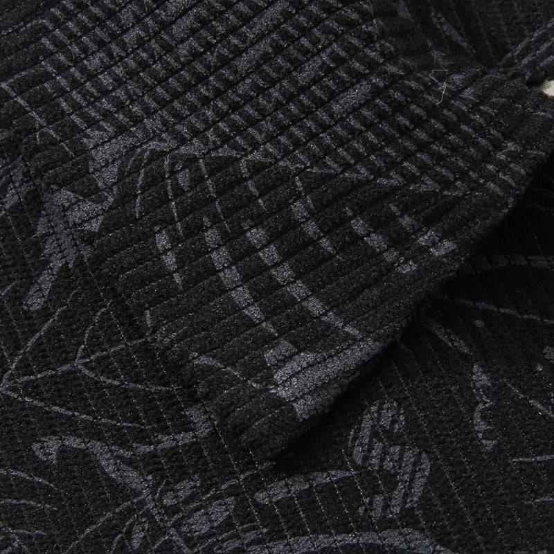Men Jacket Corduroy Trench Coats Oversize 6XL 7XL 8XL Plus Size Print Spring Pattern Hip Hop Motorcycle Pocket Streetwear Soft