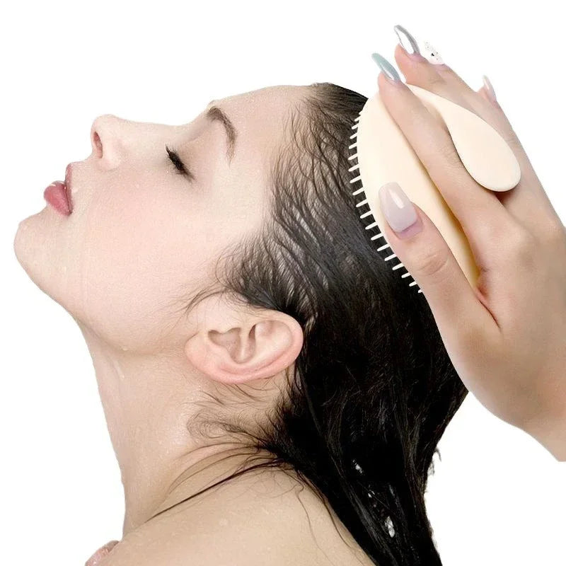NEW Comb  Brush Scalp Meridian Unblocking Hair Washing Head Hair Cleaning Massage Comb