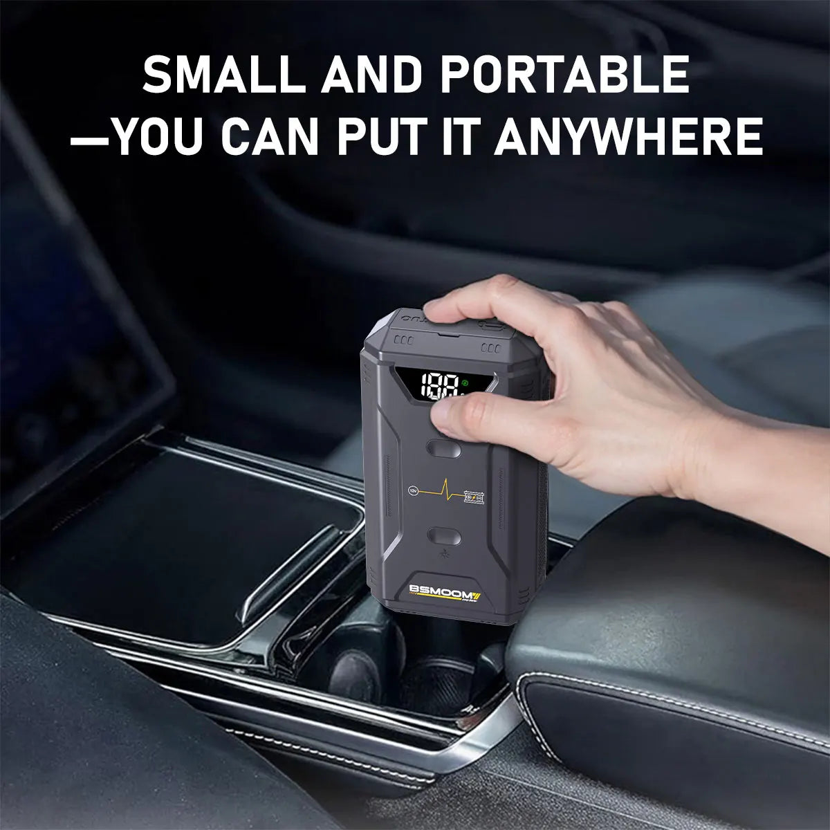 Professional Car Battery Starter Power Bank 5000A Jump Starter Portable 12V Car Battery Booster with 150PSI Air Pump