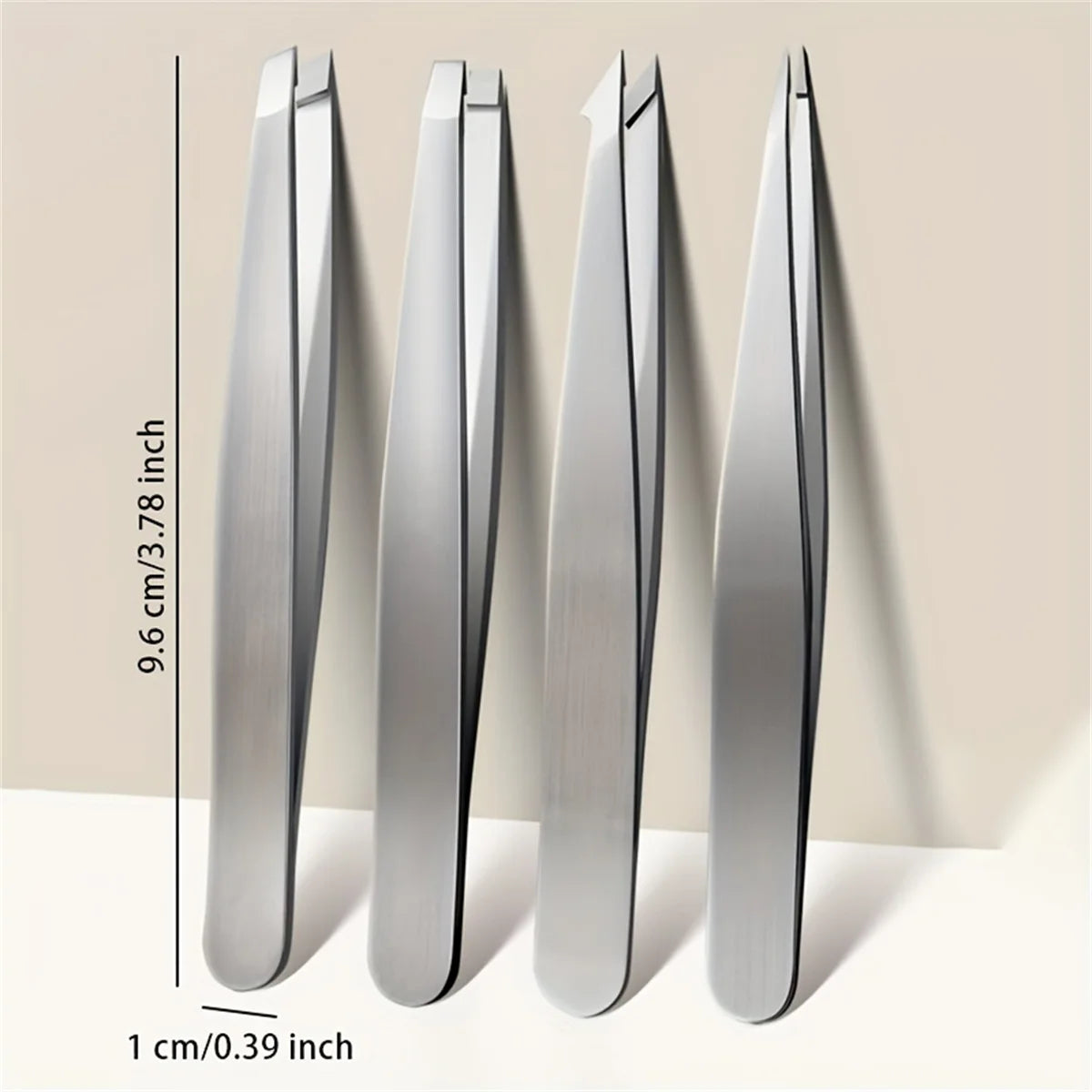 1/4 pcs Eyebrow Tweezers Set Stainless Steel Eyebrow Forceps Professional Beauty Tool Set For Facial Hair Inward Growing