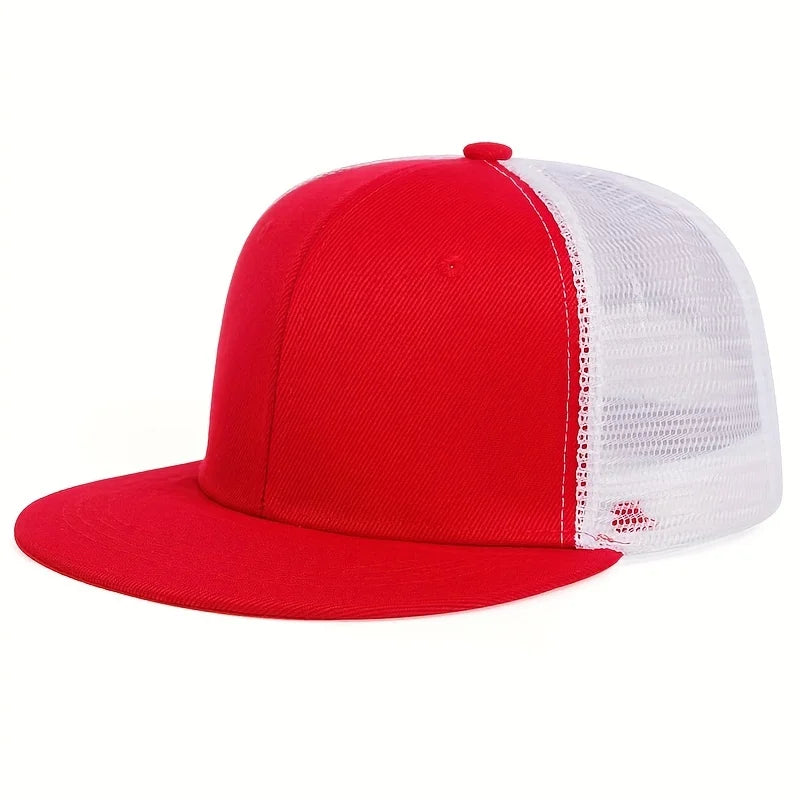 Fashion Baseball Cap Blank Mesh Camouflage Solid Color Hip Hop Hat Outdoor Sports Visor Snapback Hats Trucker Caps