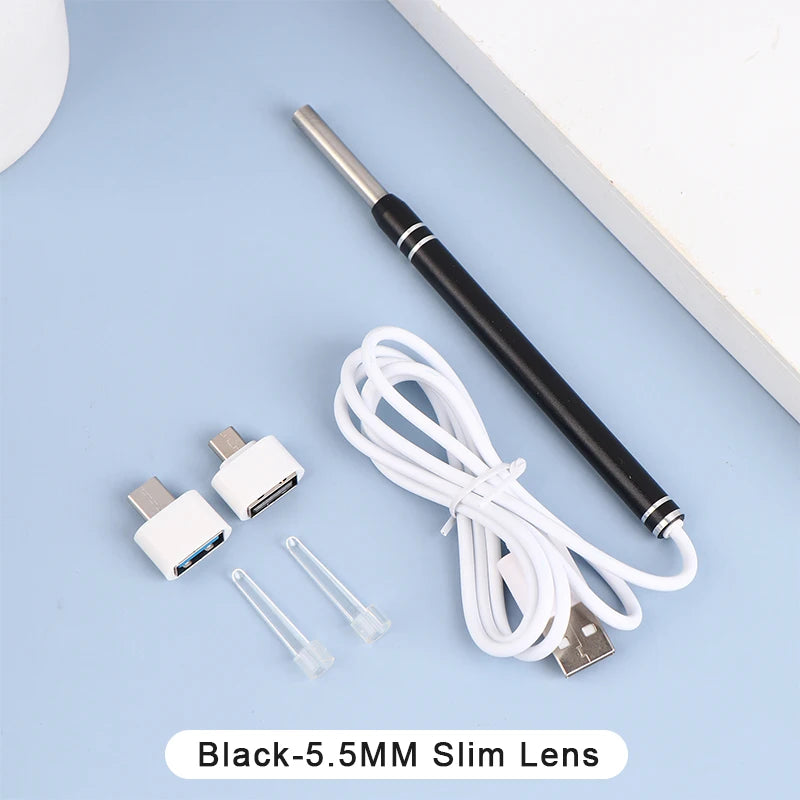 1Set Smart Visual Earpick Endoscope Spoon Ear Cleaner Camera Otoscope Ear Wax Remover Earwax Removal Tool