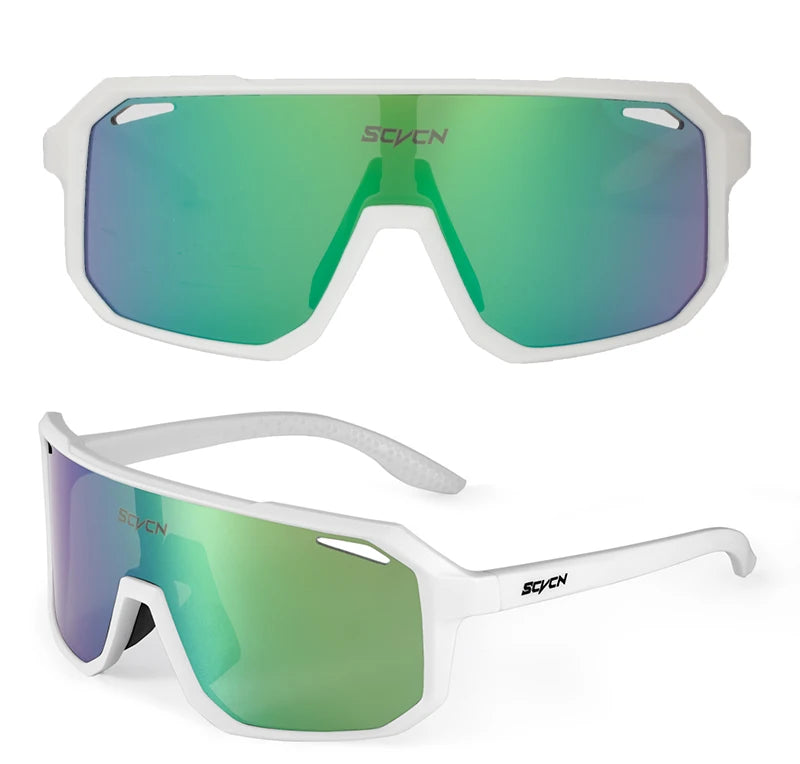 SCVCN Men bicycle Cycling Sunglasses Woman MTB road bike Driving Goggles Outdoor Sports running Glasses UV400 Hiking Eyewear