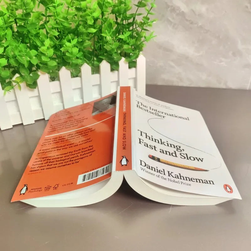 best seller Kahneman Thinking,fast and Slow Reading English Books for Adult A Lifetimes Worth of Wisdom Economic Management Book