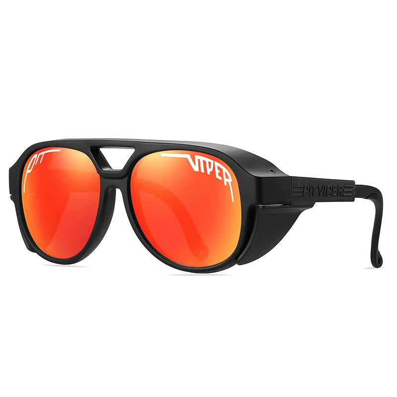 PIT VIPER Cycling Glasses for Men and Women, MTB Bicycle Eyewear, Road Bike Glasses, Windproof Sport Sunglasses, UV400