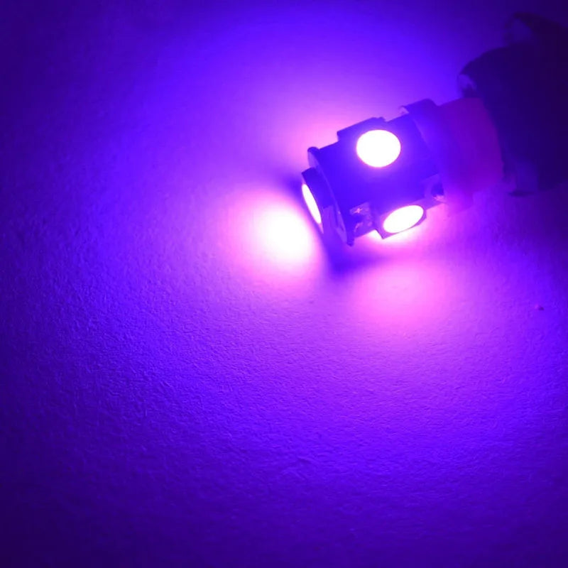 2x T10 W5W Car LED Interior Dome Reading Bulb Turn Signal Light Wedge Side Clearance Brake License Plate Luggage Trunk Lamp 12V