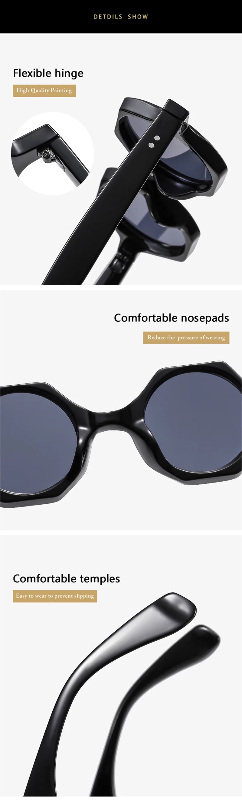 SHAUNA New Polygon Square Sunglasses Women Fashion Candy Color Round Lenses Eyewear Shades UV400 Men Sun Glasses