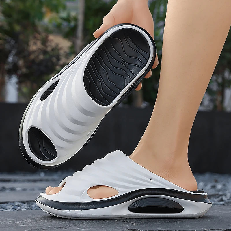 Summer Men's Slippers Outdoor Sandals Beach Comfortable Slides Indoor Men Casual Shoes Garden Shoes Men Home Slippers Flip Flops