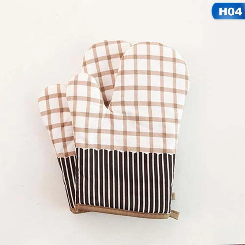 1Pcs Hot Oven Mitts Baking Anti-Hot Gloves Pad Oven Microwave Insulation Mat Baking Kitchen Tools
