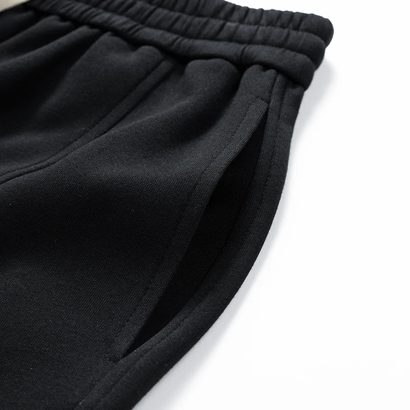 Plus Size Men 8XL Sweatshirts Set Pocket 6XL 7XL Oversized Jogging Streetwear Sport Street Male 2025 Long Sleeve Tops Pants Suit
