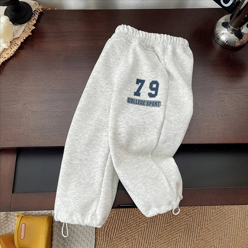 Boys Girls Sweatshirt Sets Spring Autumn Children Clothes Suit Baby Long-Sleeved Sweater Sweatpants 2Pcs New Kids Casual Outfits