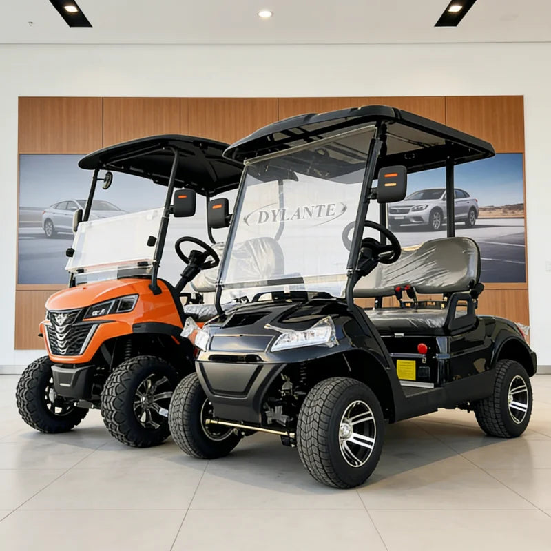Brand New 4-Wheel High-Speed 60V Lithium Battery Mini Electric 2 4-Seater Lift Off-Road Vehicle Classic Golf Cart With Bumper