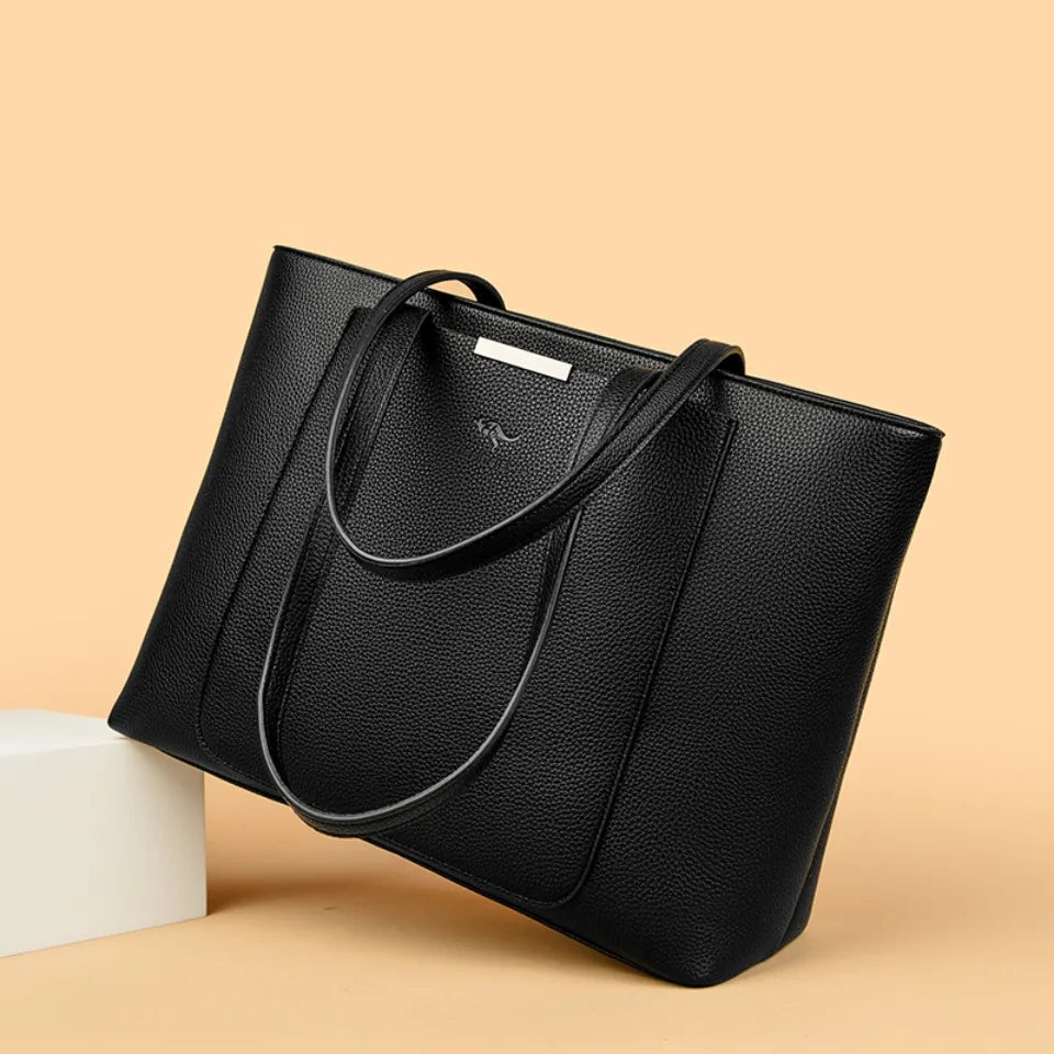 Large Capacity Women Shoulder Tote Bag Pu Leather Hand Bags for Women 2025 Designer Daily commuting Handbags HIgh Quality Sac