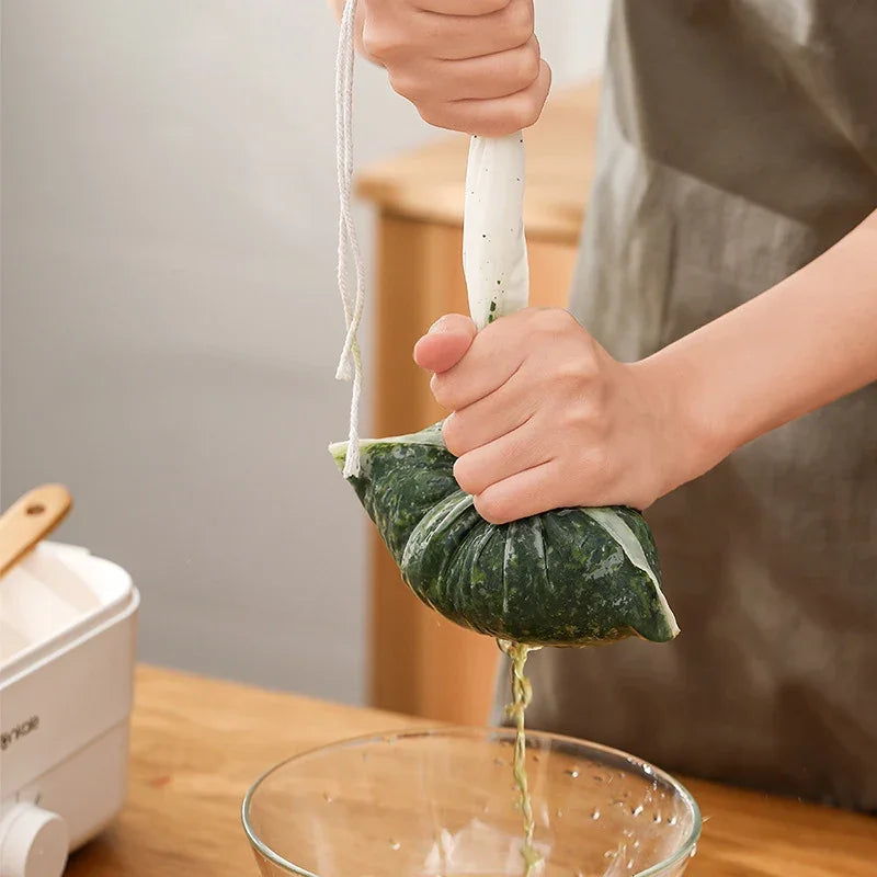 Food Grade Soy Milk Wine Nylon Filter Bag Net 100 Mesh Tea Beer Coffee Oil Reusable Filter Fabric Bags Kitchen Filter Fabric Bag