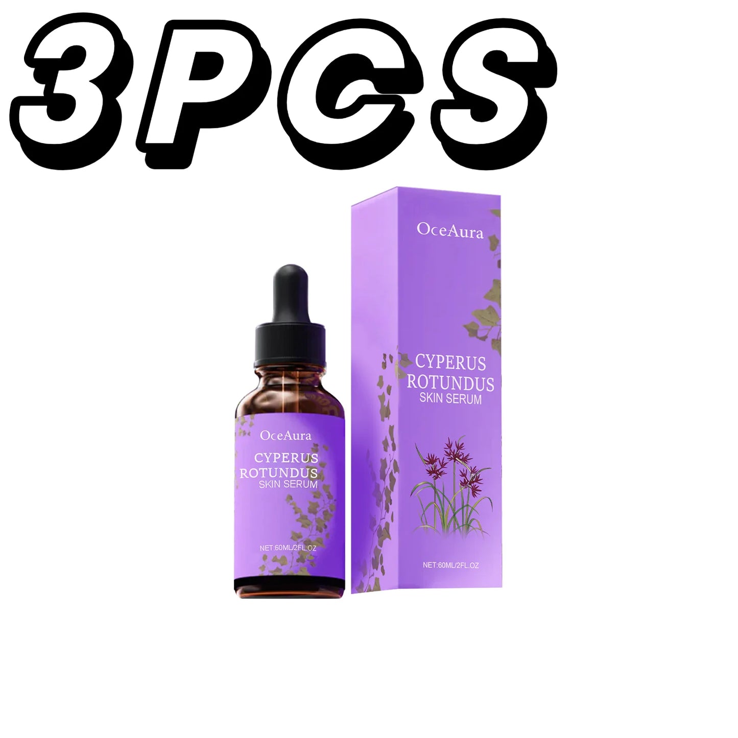 Cyperus Rotundus Skin Serum Natural Hair Removal Oil Women Body Hair Removal Liquid Hair Growth Inhibitor Non-Irritating Safe