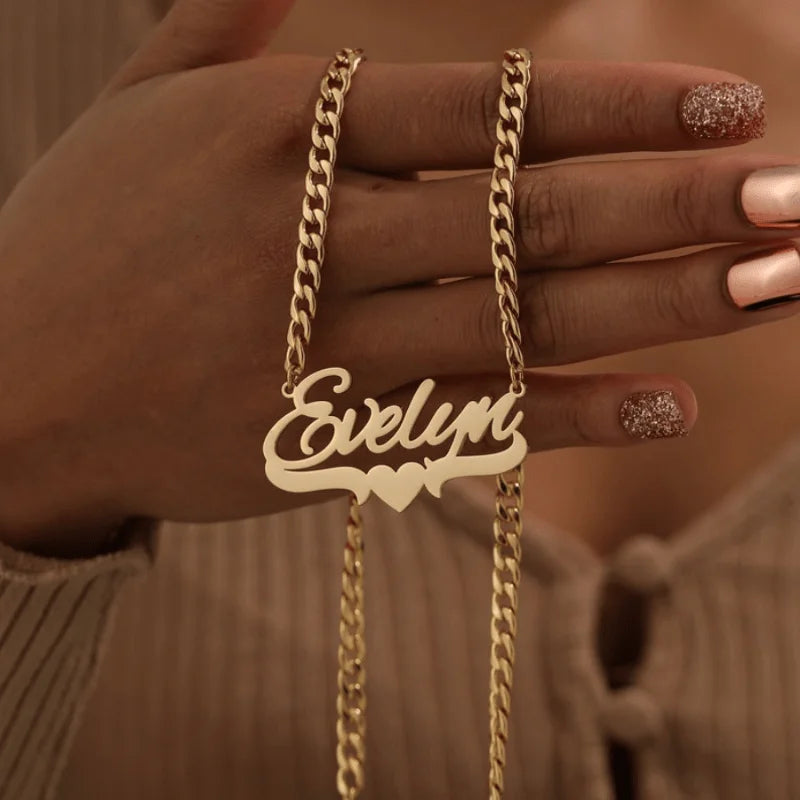 A unique 3-in-1 personalized name bamboo earring and necklace set, customized with Halloween decoration inspiration