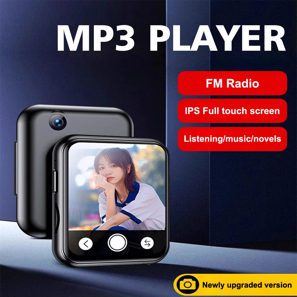 MP3 Music Player with Bluetooth High Resolution Walkman MP4 Full Touch Screen Built-in Speaker Video Playe FM/E-book плееры