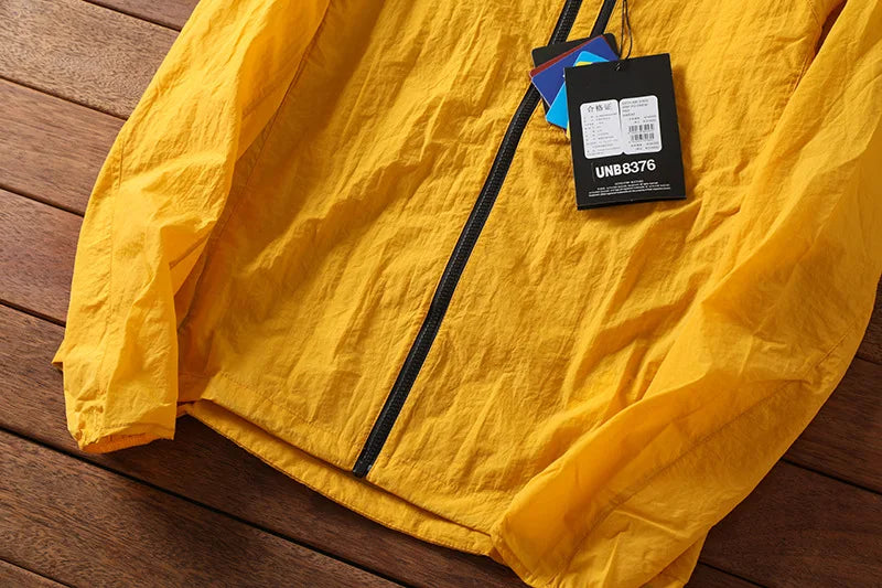 Ultrathin Fishing Jacket Tops Hiking Wearing Good Quality Summer Jackets Men Coats Male Sunscreen Windbreaker Traveling Clothing