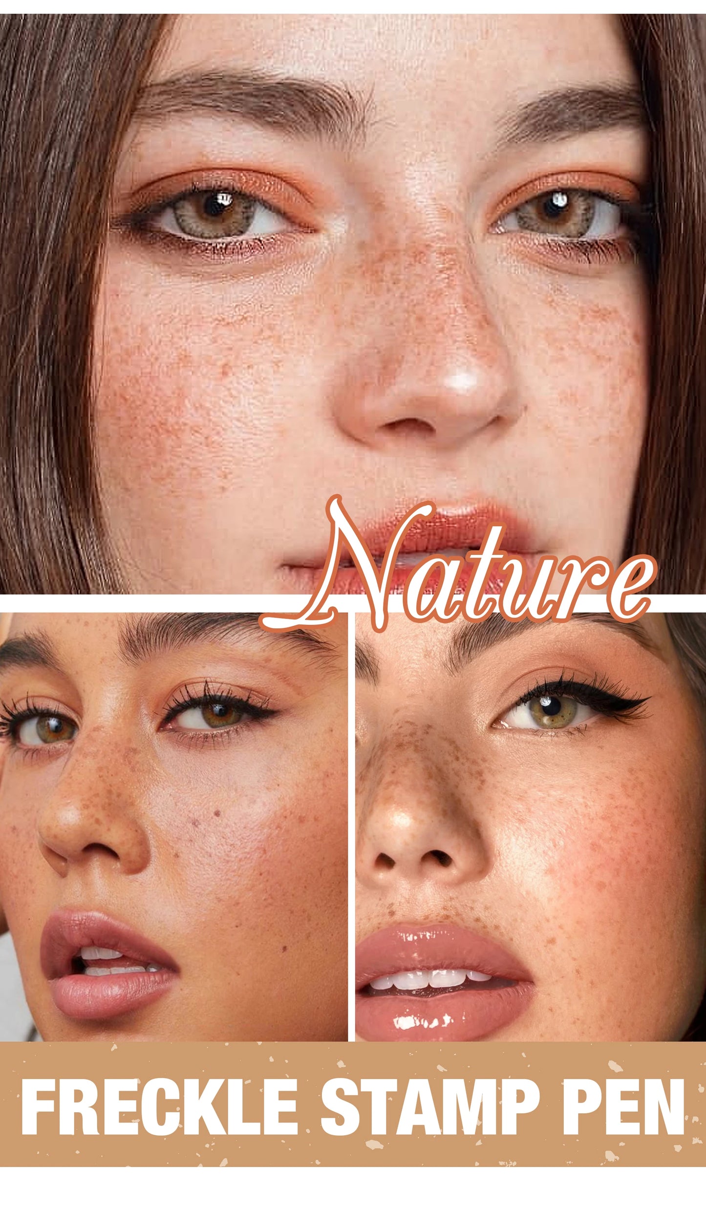 Double Head Concealer Pen Waterproof Long Lasting Freckle Stamp Eyeliner Quick Dry Natural Cover Pencil Life Like Makeup