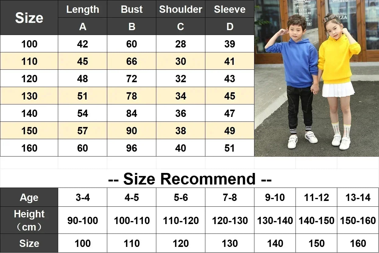 Children Fashion Zipper Style Clothing Boys Girls Hoodie  Tops Spring Autumn Leisure Sweatshirr Toddler 3-12 Year Red Black Coat