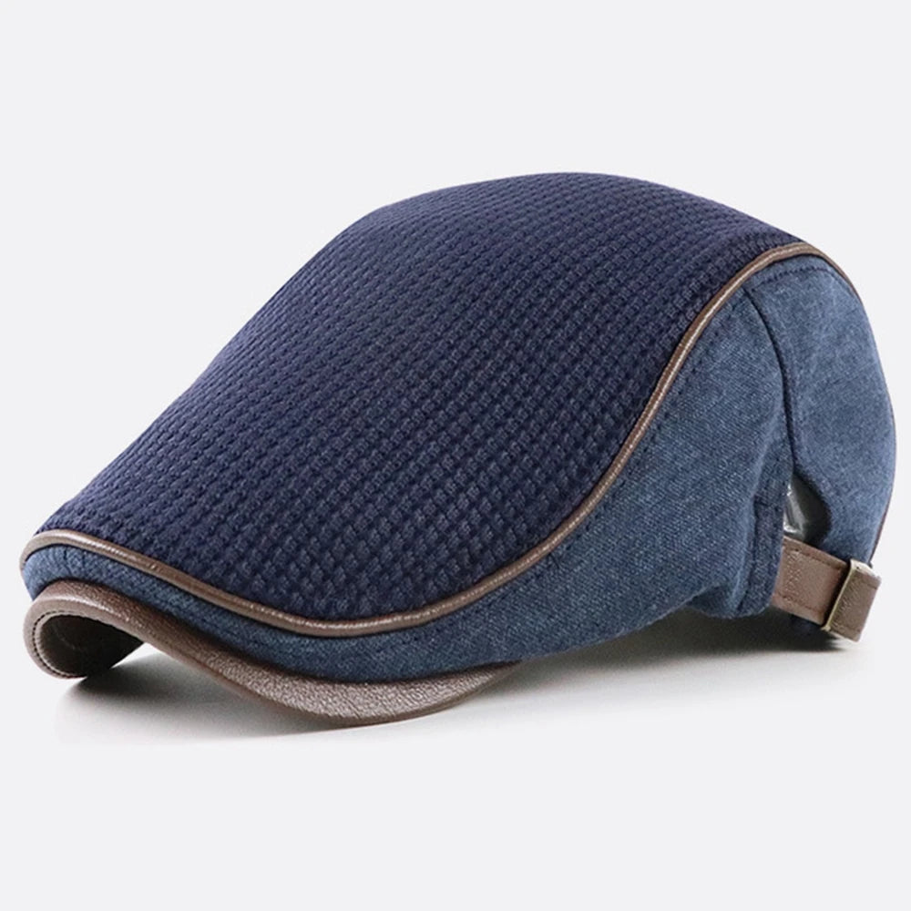 Men Knitted Beret Hat Women Adjustable Newsboy Hats Dad Cabbie Gatsby Cap Driving Flat Ivy Caps