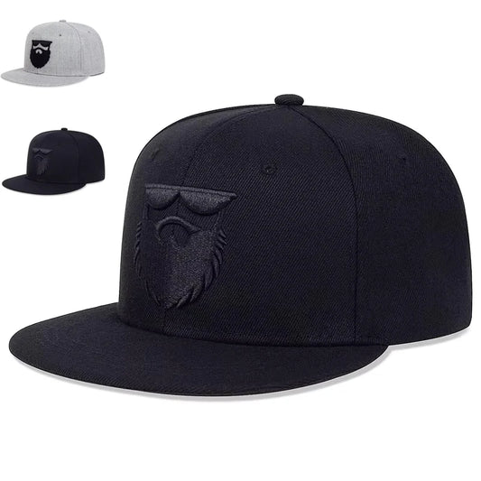 Unisex Beard Old Men Embroidery Hip-hop Hats Spring Autumn Outdoor Adjustable Casual Baseball Caps Trucker Caps Sunscreen Hat