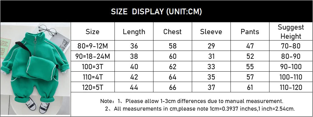 New Spring Autumn Children Boys Clothes Cotton Pullover Tops Pants Bag 3pcs/Sets Infant Casual Outfits Kids Tracksuits 1-5 Years