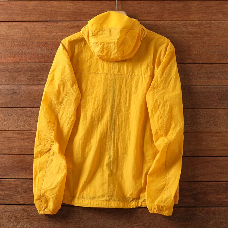 Ultrathin Fishing Jacket Tops Hiking Wearing Good Quality Summer Jackets Men Coats Male Sunscreen Windbreaker Traveling Clothing