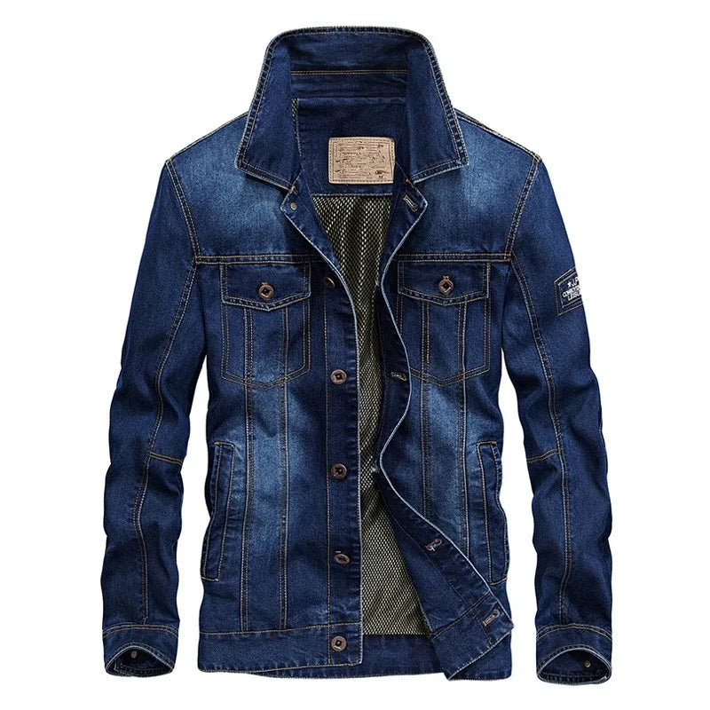 Spring Fashion Top Quality Brand Male Winter Denim Jacket Jeans Jacket Bomber Outwear Coats Plus Size 5XL Waterproof Men's