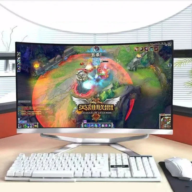 32" Core I7 Pc Gamer I9 Monoblock Curved Monitor Computadora 8GB 16GB 32GB RAM 1TB SSD AIO Computer All In One Pc Gaming
