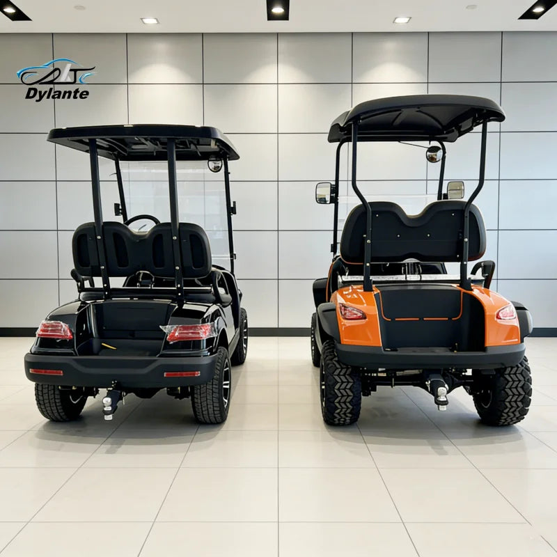 Brand New 4-Wheel High-Speed 60V Lithium Battery Mini Electric 2 4-Seater Lift Off-Road Vehicle Classic Golf Cart With Bumper