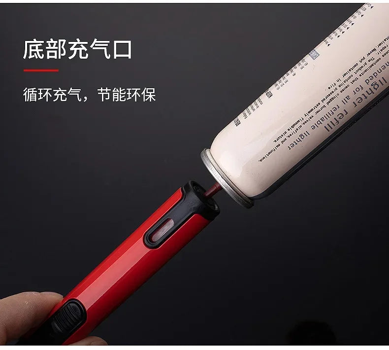 Mini Cordless Torch Blow Torch Pen Shaped Gas Soldering Iron Gun Welding Tool Soldering Iron Flamethrower Butane Torch Gun