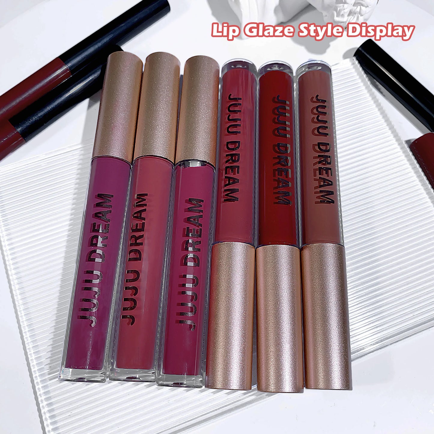 Waterproof Lip Liner & Gloss Set – High Pigment, Long-Lasting, DIY Lip Looks, Unisex, Certified, Smooth & Non-Irritating