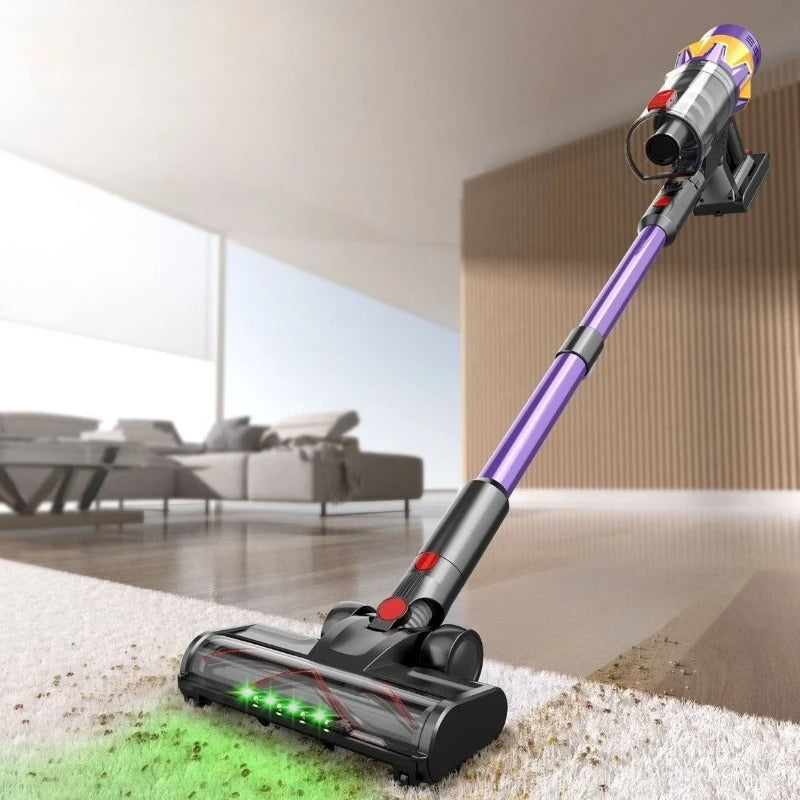 IDEACH V18 550W 50kPa Handheld Wireless Vacuum Cleaner with Touch Display Detachable Battery 40mins Electric Broom for Home,Car