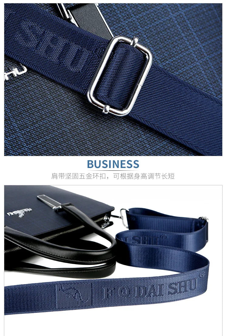 Business Men's Handbags Office Male Executive Briefcase Large Luxury Tote Laptop Bag for Man 2024 Shoulder Messenger Designer
