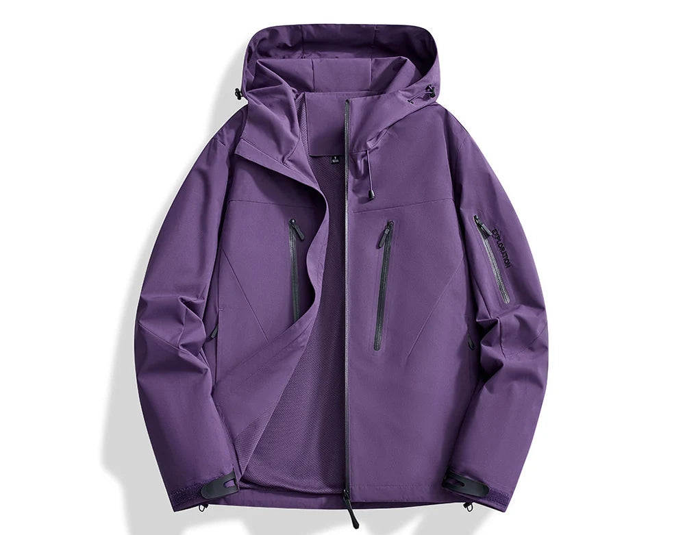 Spring Autumn Men's Climbing Waterproof Jackets Outdoor Men Hiking Rain Coats Men Sports Breathable Windbreaker Jacket Clothing