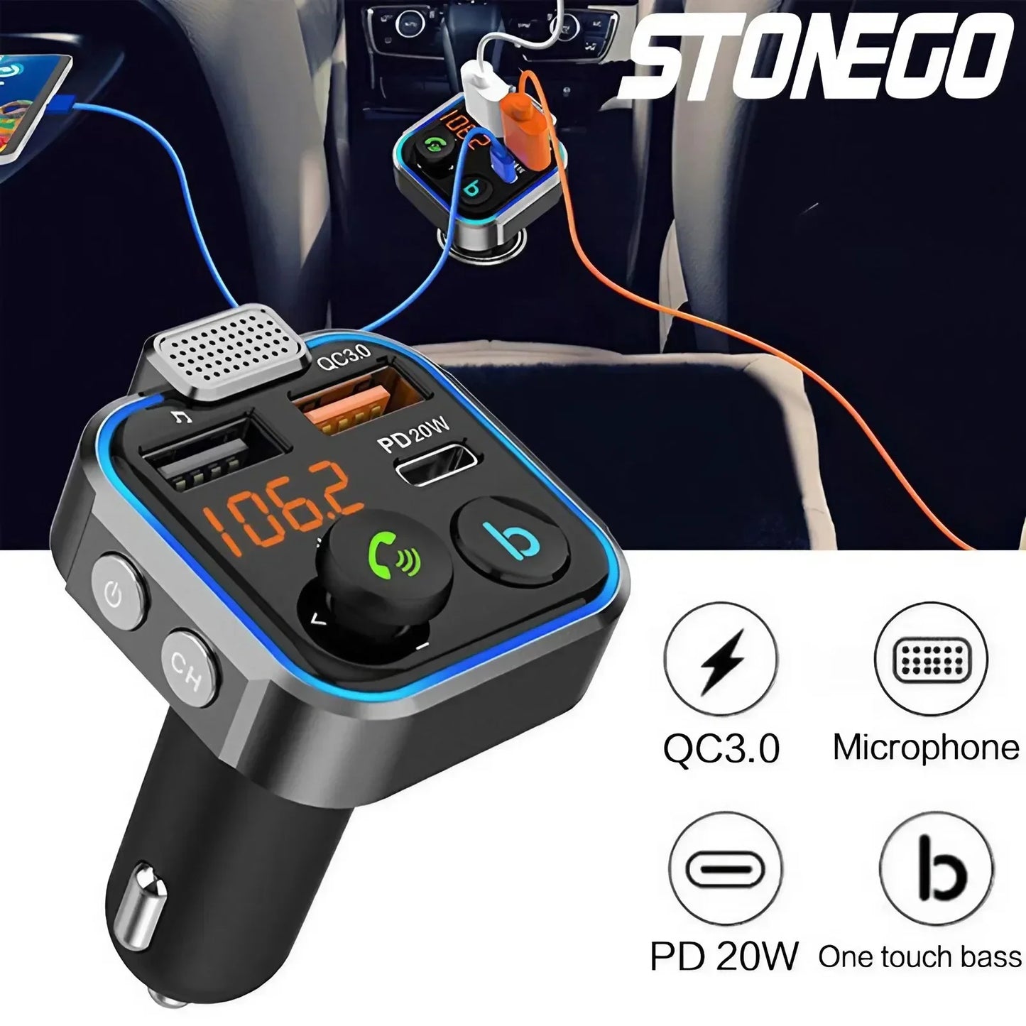 High Quality 3.1A Dual USB Car Charger 2 Port LCD Display Voltmeter 12-24V Cigarette Lighter Socket Car Charger Adapter