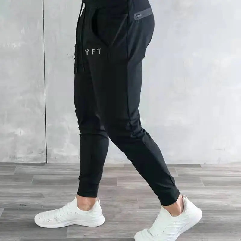 Muscle Fitness Brothers New Summer Trend Casual Sports Pants Outdoor Running Breathable Lightweight Small Foot Pants