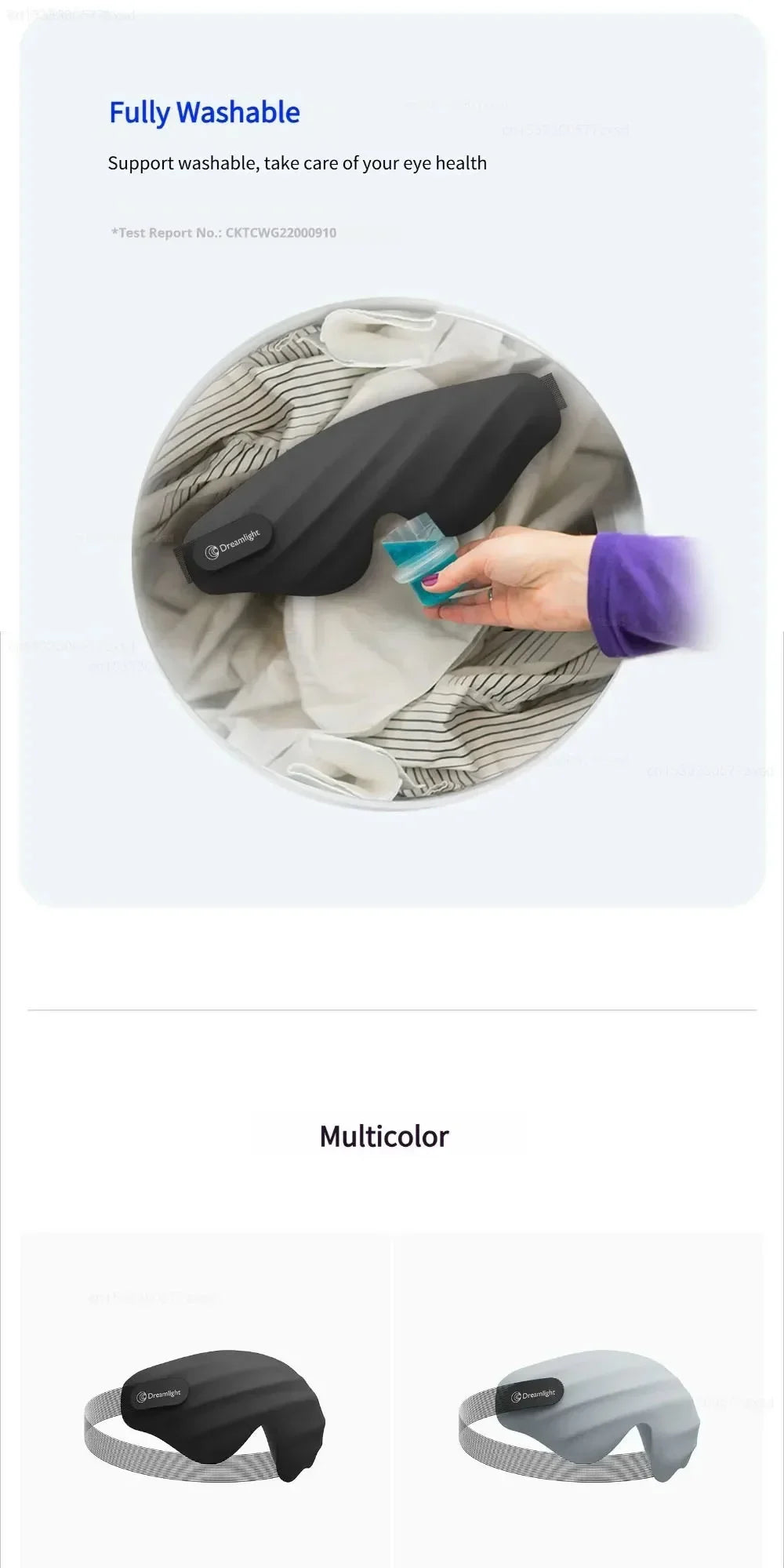 Xiaomi Dreamlight 4S Eye Mask Sleep 3D Stereoscopic Sleep Aid for Men Women  Sleeping Block Out Light Eye Mask Travel Blindfold