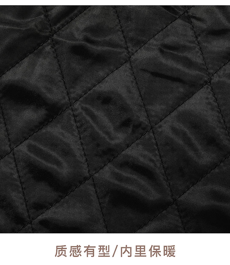 Plus Size 8XL Men Autumn Jacket Cotton Padded Corduroy Coat Male Big Large Loose Fit Business Korean Elegant Work Casual Outwear