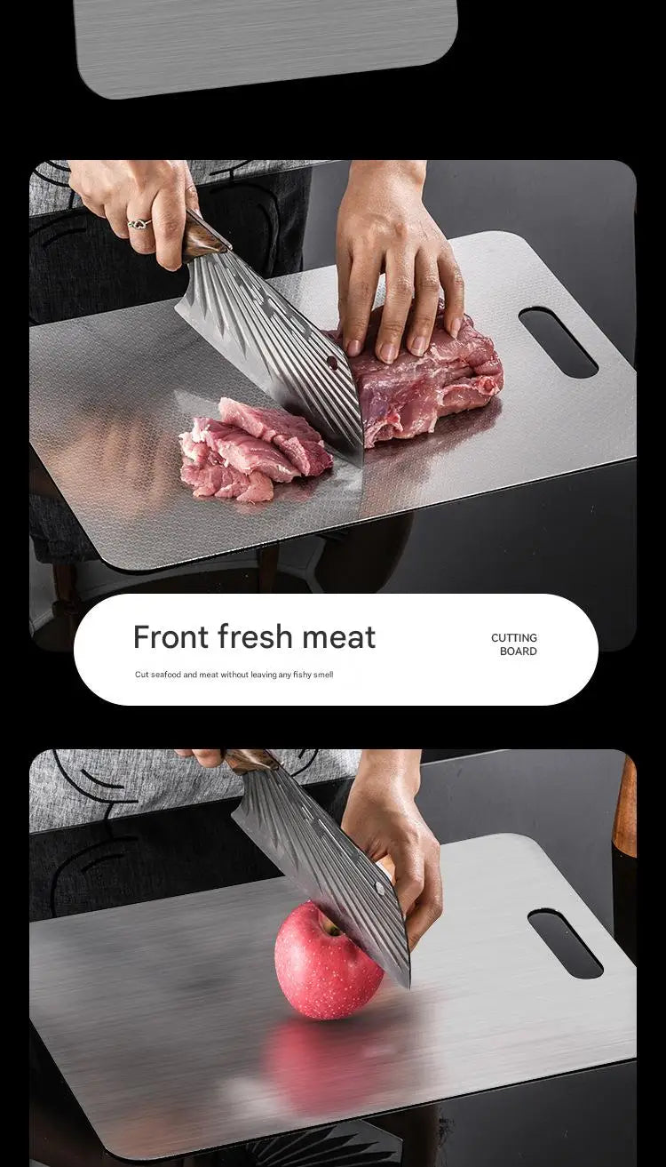 316 Stainless Steel Beehive Double-sided Thickened Cutting Board Antibacterial Mildew-proof Kneading Dough Board Cutting Board