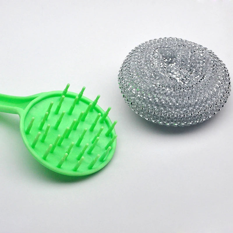Cleaning Ball Brush Removable Cleaning Brush Pots and Pans Brush Kitchen Cleaning Tools Household Cleaning Brush