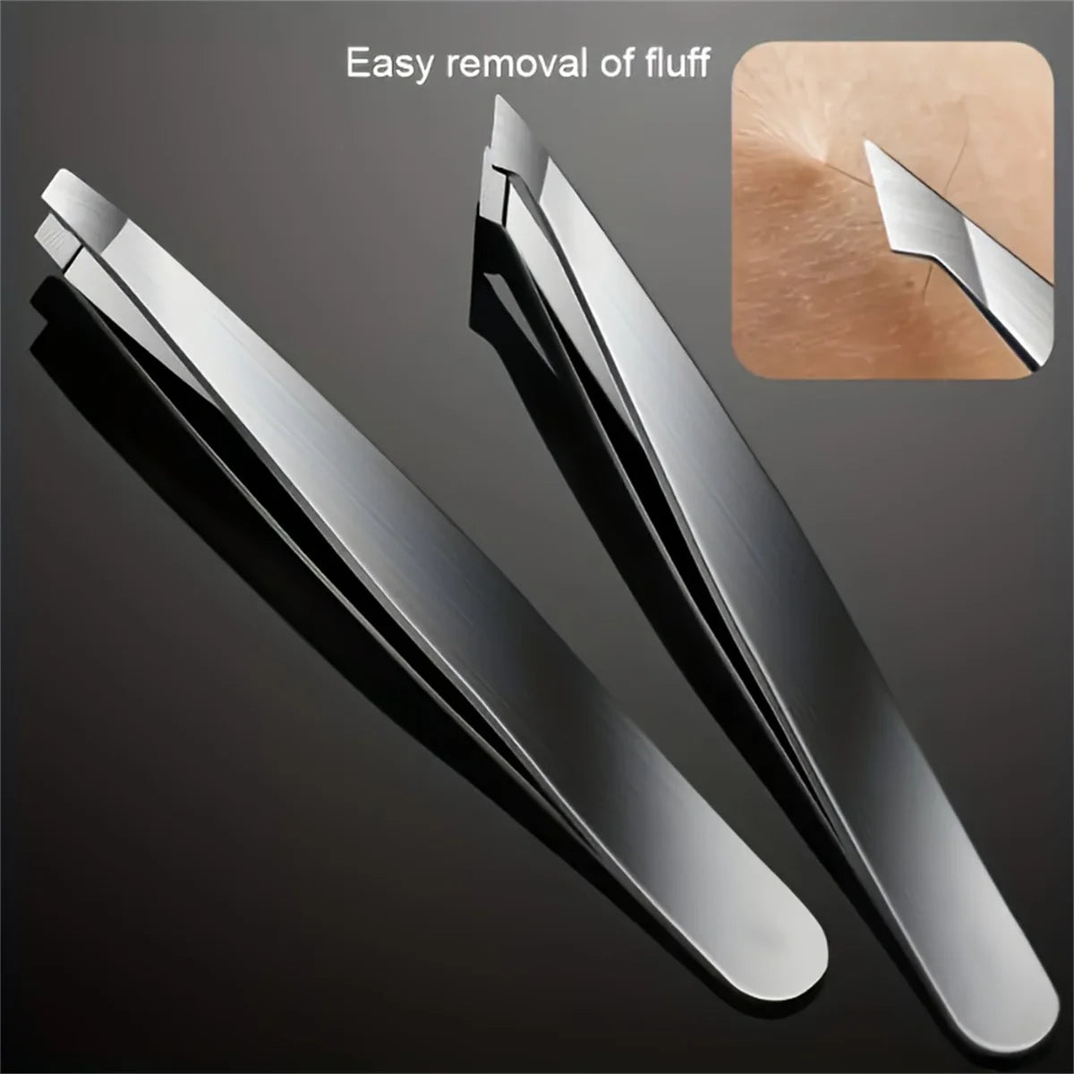 1/4 pcs Eyebrow Tweezers Set Stainless Steel Eyebrow Forceps Professional Beauty Tool Set For Facial Hair Inward Growing