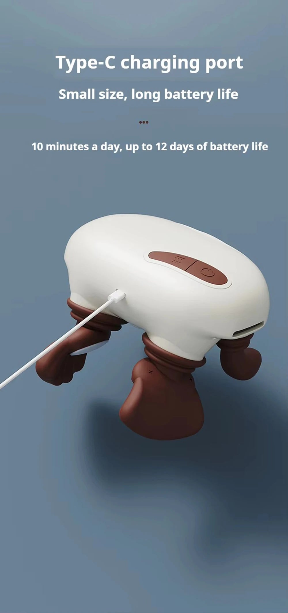 Neck Shoulder Massager Kneading Shiatsu Massager Shawl Kneading Spine Back Muscle Relaxer Trapezius Neck and Shoulder Massage